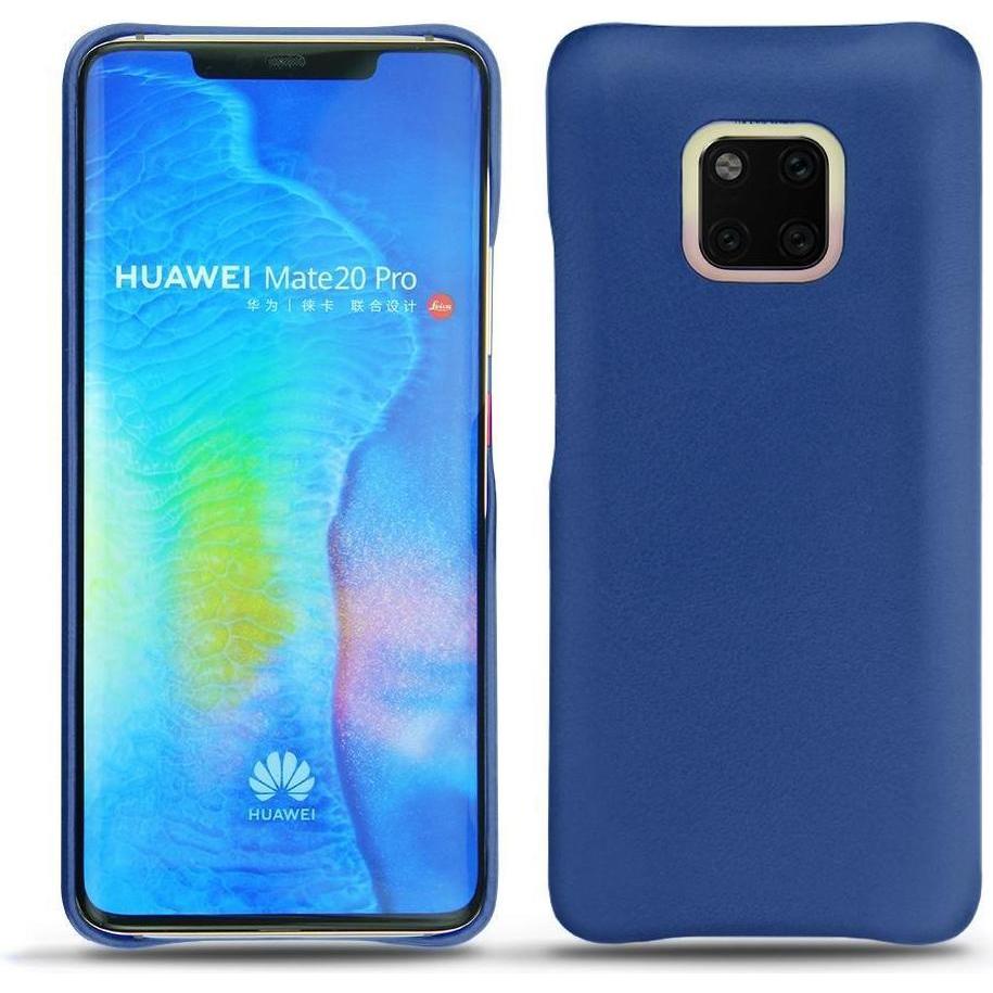 Noreve Lederschutzhülle (Huawei Mate 20 Pro), Smartphone Hülle, Blau