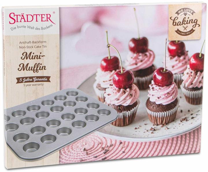 Produktbild Städter CupCakes Backform für 24 mini CupCakes (36 cm)