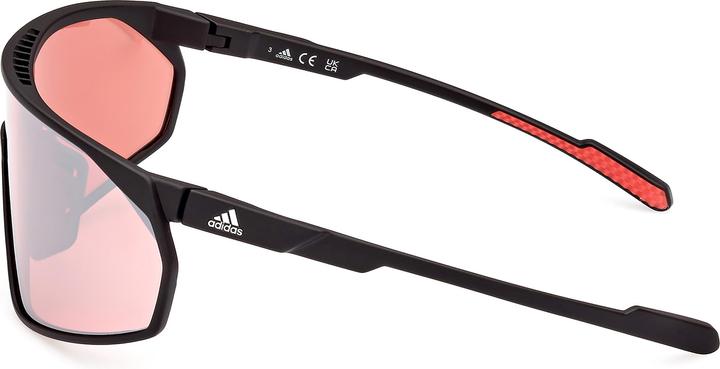 Actual product image adidas SP0074 Cat. 2 (VLT 28%) (matt black-brown mirror, Brown Cat. 2 (VLT 28%))