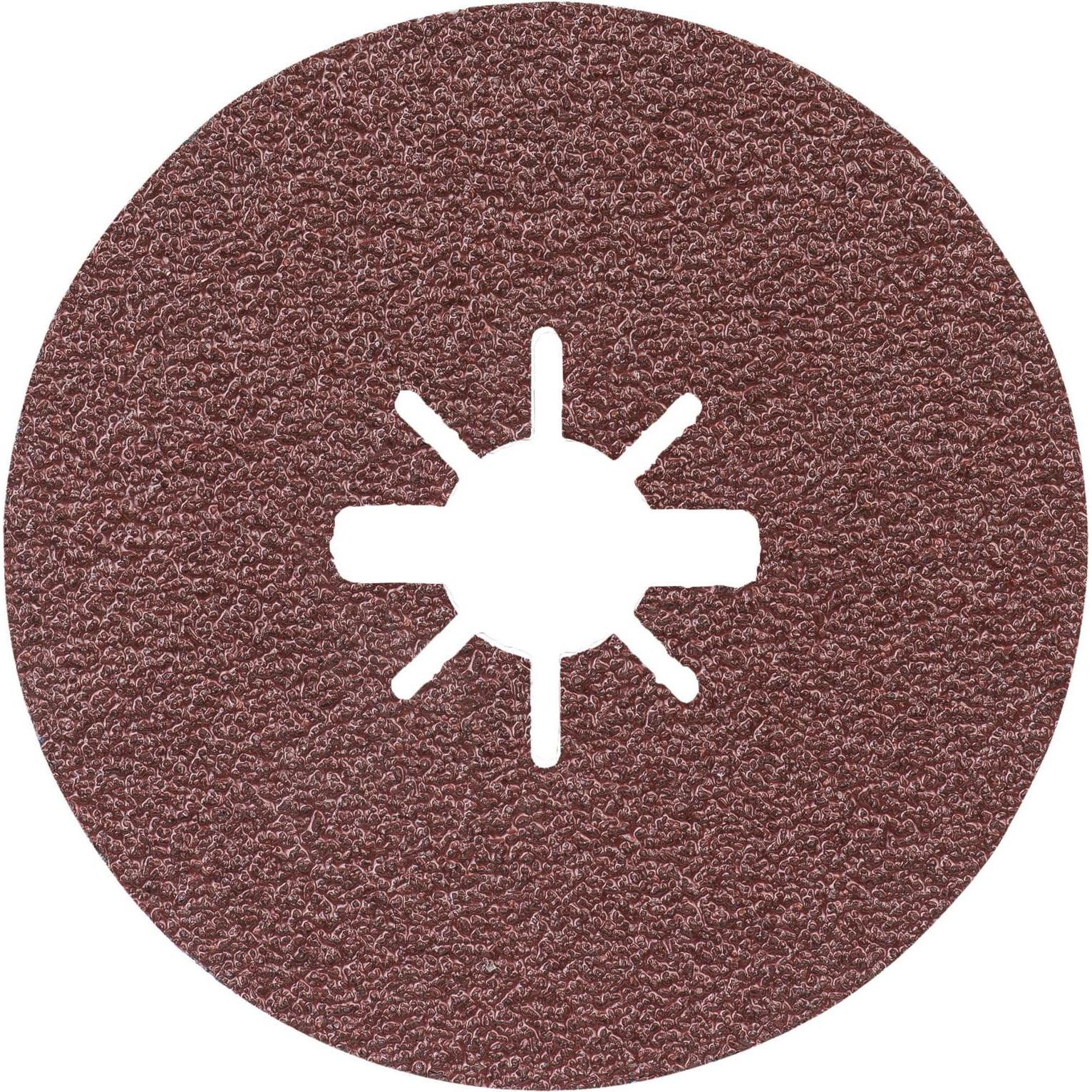 Bosch Professional Zubehör, Abrasivi, Ø 115mm X-LOCK disco in fibra Expert per Metal grit 36 R444 (36)