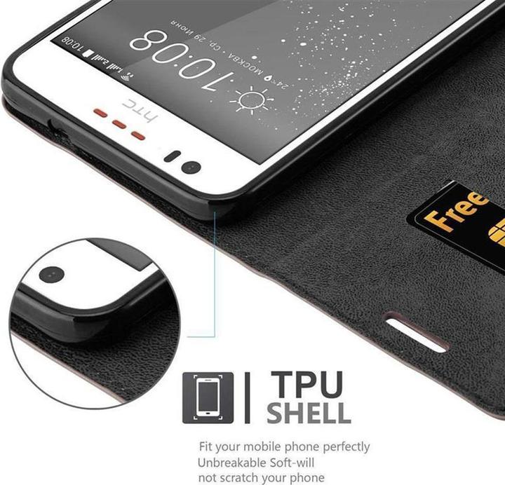 Produktbild Cadorabo Book Invisible Magnet Cover (HTC Desire 10 Lifestyle, HTC Desire 825)