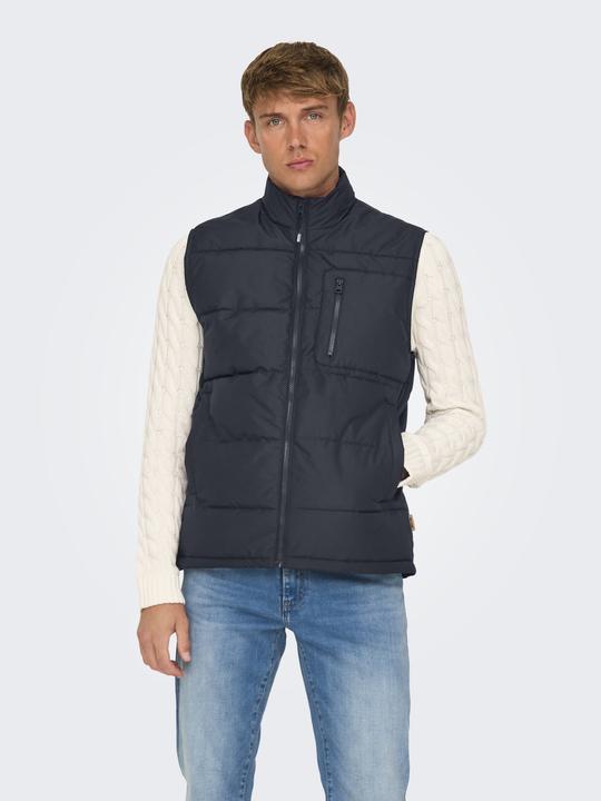 Actual product image Only & Sons Onsjake Quilted Vest Otw (M)