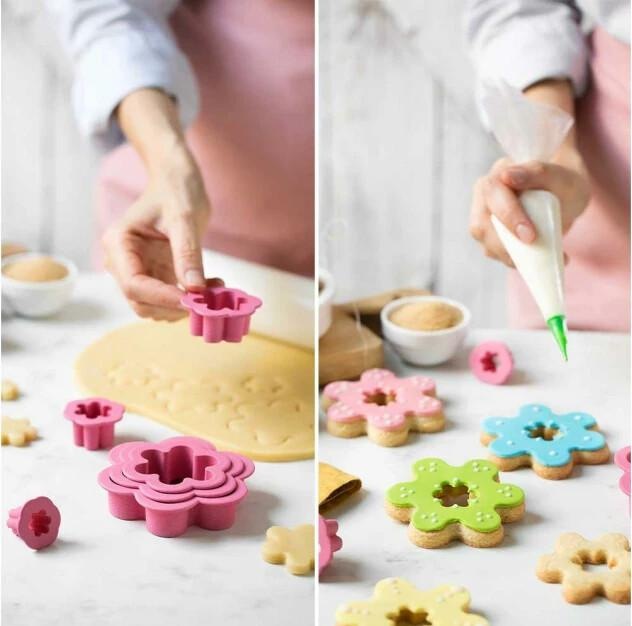 Produktbild Decora Guetzli-Ausstecher-Set 6 Stück, Blume