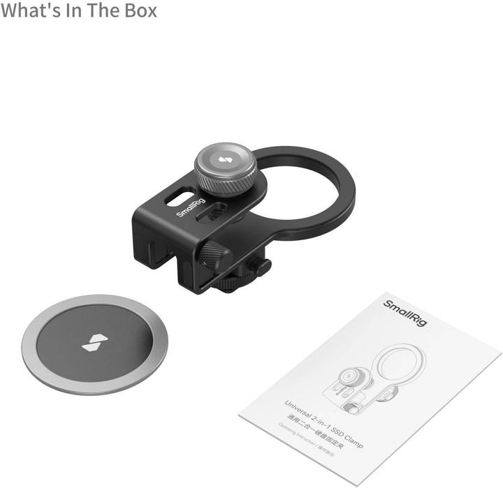 Actual product image SmallRig MagSafe / Cold Shoe Universal 2-in-1 SSD Holder 4779 (Various video accessories)