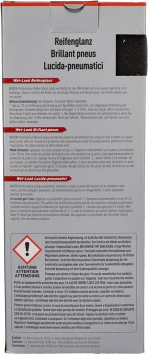 Immagine prodotto Nigrin Lucentezza dei pneumatici (500 ml)