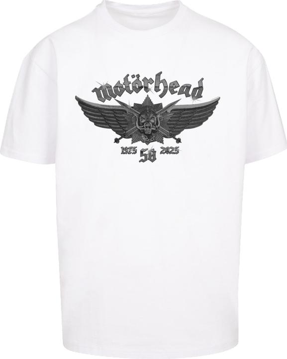 Produktbild Merchcode Motorhead - 50th Wings Badge Heavy Oversize Tee - 193741 (3XL)
