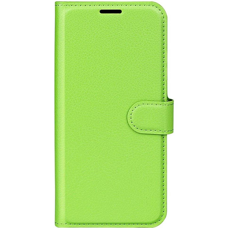 Thumbnail - Cover-Discount OPPO Reno8 - Leder Etui Hülle grün (Oppo Reno 8), Smartphone Hülle, Grün