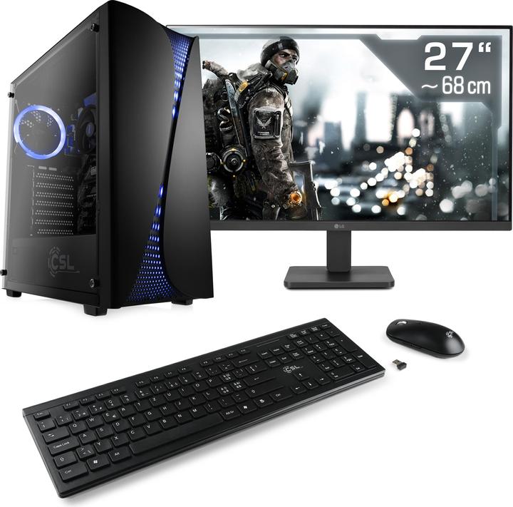 CSL Gaming PC M11260H, QWERTZ Layout (CH) (AMD Ryzen 5 5600GT, 16 GB, 1000 GB, AMD Radeon Graphics)