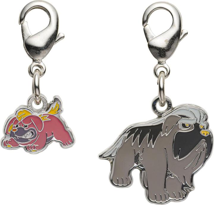 Actual product image Pokémon Pokemon Center - Maschiff, Mabosstiff key ring - 2 pieces