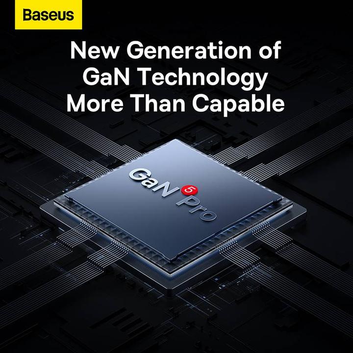 Immagine prodotto Baseus Caricabatterie veloce GaN5 Pro Dual USB-C e USB-A (65 W)