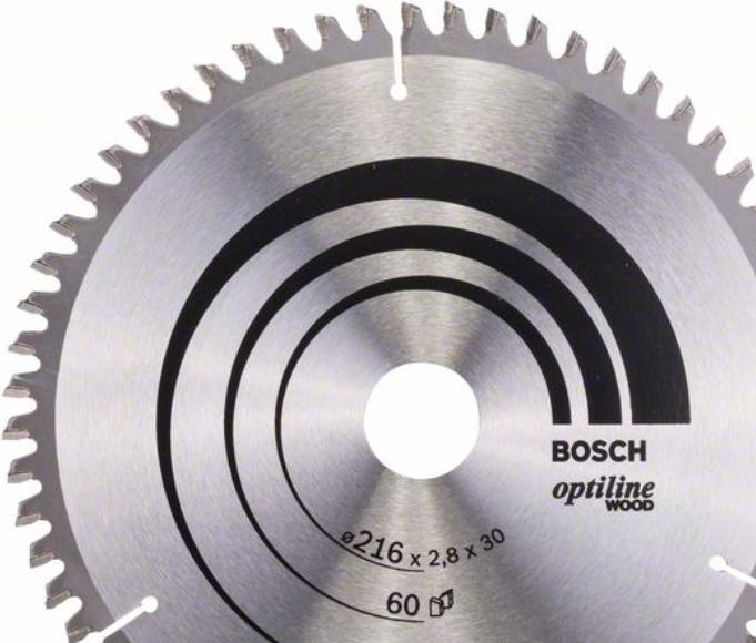 Productafbeelding Bosch Professional Zubehör Cirkelzaagblad Optiline Wood voor afkorten en verstekzagen