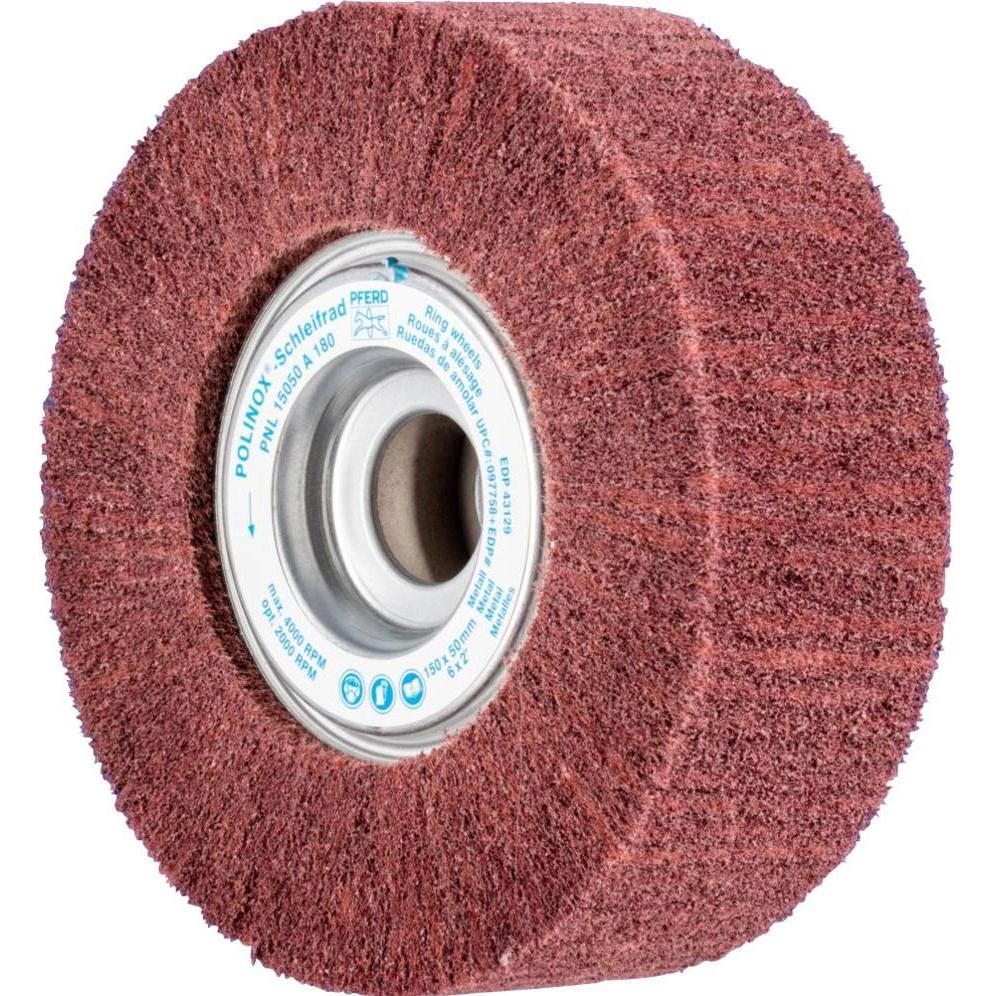 Pferd, Schleifmittel, 44644119 POLINOX Vlies-Schleifrad PNL Ø 150 x 50 mm Bohrung-Ø 254 mm A 18 (180)