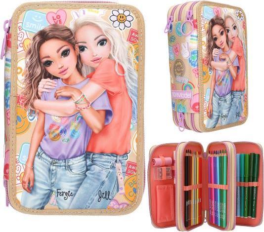 Produktbild Top Model Topmodel - Triple Pencil Case GIRL POWER - Beige (413282)