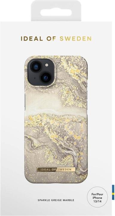 iDeal Of Sweden Designer Cover Sparkle Greige Marble (Apple iPhone