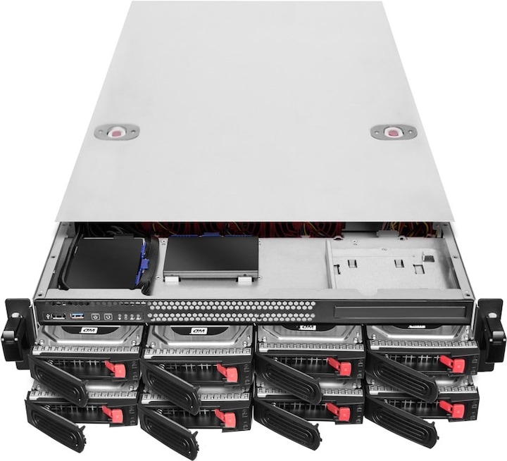 Immagine prodotto Silverstone RM22-308 Custodia per server montata a rack, 2U, E-ATX