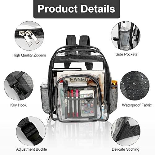 Image du produit Only-Bags.Store Sac à dos Sac à dos transparent en plastique Sac à dos scolaire Sac à dos transparent en plastique