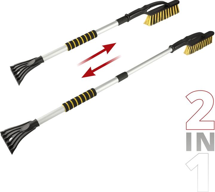 Produktbild Walser Schneebürste mit Eiskratzer, Auto-Eisschaber, PKW-Schneebesen 88-115cm