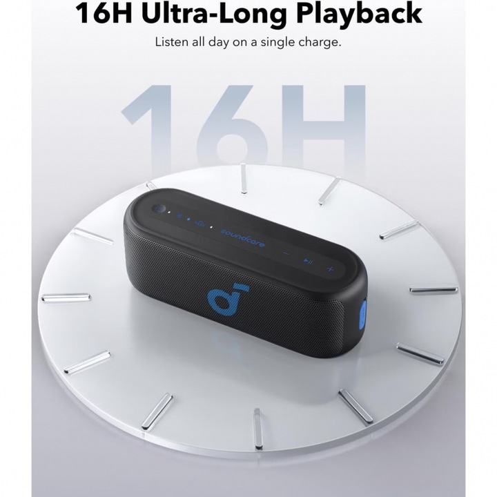 Actual product image soundcore Anker - Wireless Speaker Select 2S (A3171011) - True Wireless Stereo, 20W, IPX7 - Black (16 h)