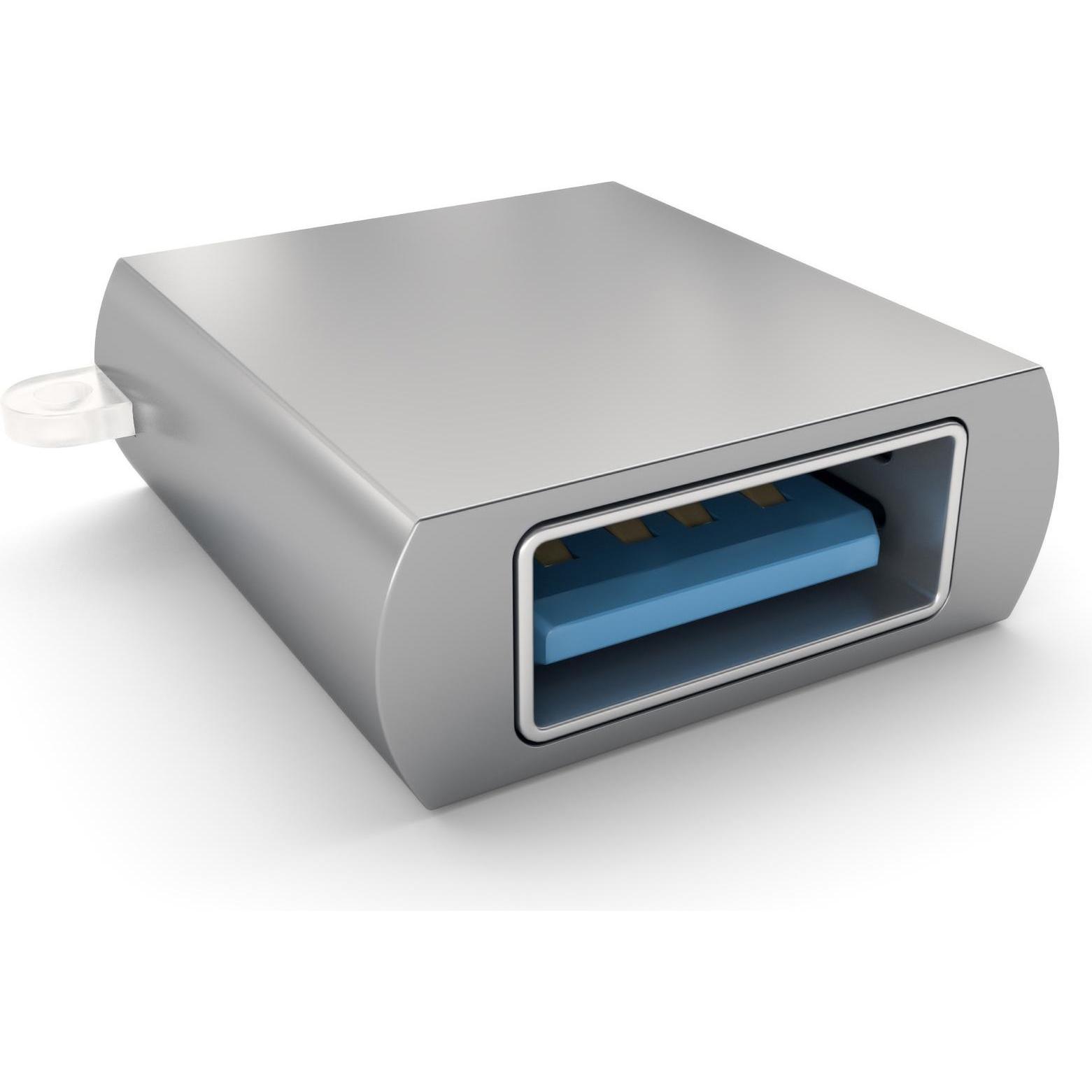 Thumbnail - Satechi USB-C zu (USB-A, USB Typ-C, 4 cm), Data + Video Adapter, Grau