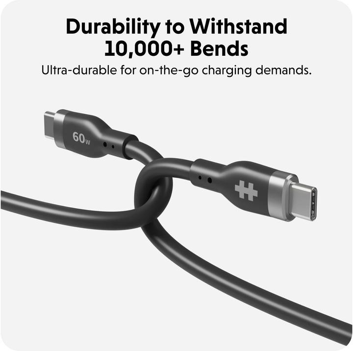 Produktbild Targus Silicone USB-C to USB-C (1.50 m, USB 2.0, 60 W)