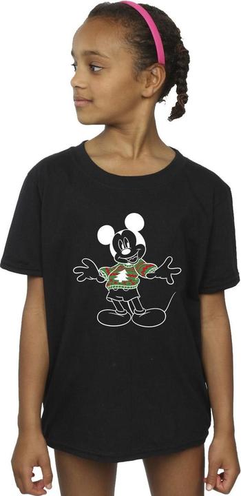 Produktbild Disney Mickey Mouse Xmas Jumper TShirt Mädchen (116)