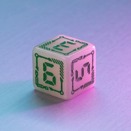 Actual product image Q Workshop SDGT3N - "Digital" Glowing Dice Set