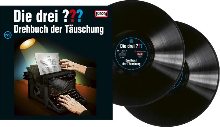 The three DREI FRAGEZEICHEN 229 - Script of Deception (2LP) (The three THREE QUESTION MARKS)