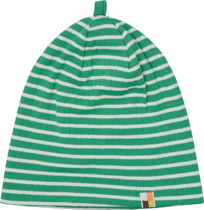 Produktbild loud + proud Beanie gestreift mit Rippe