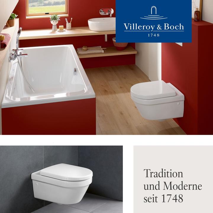 Produktbild Villeroy & Boch Architectura WC-Sitz, mit Absenkautomatik und abnehmbaren Sitz