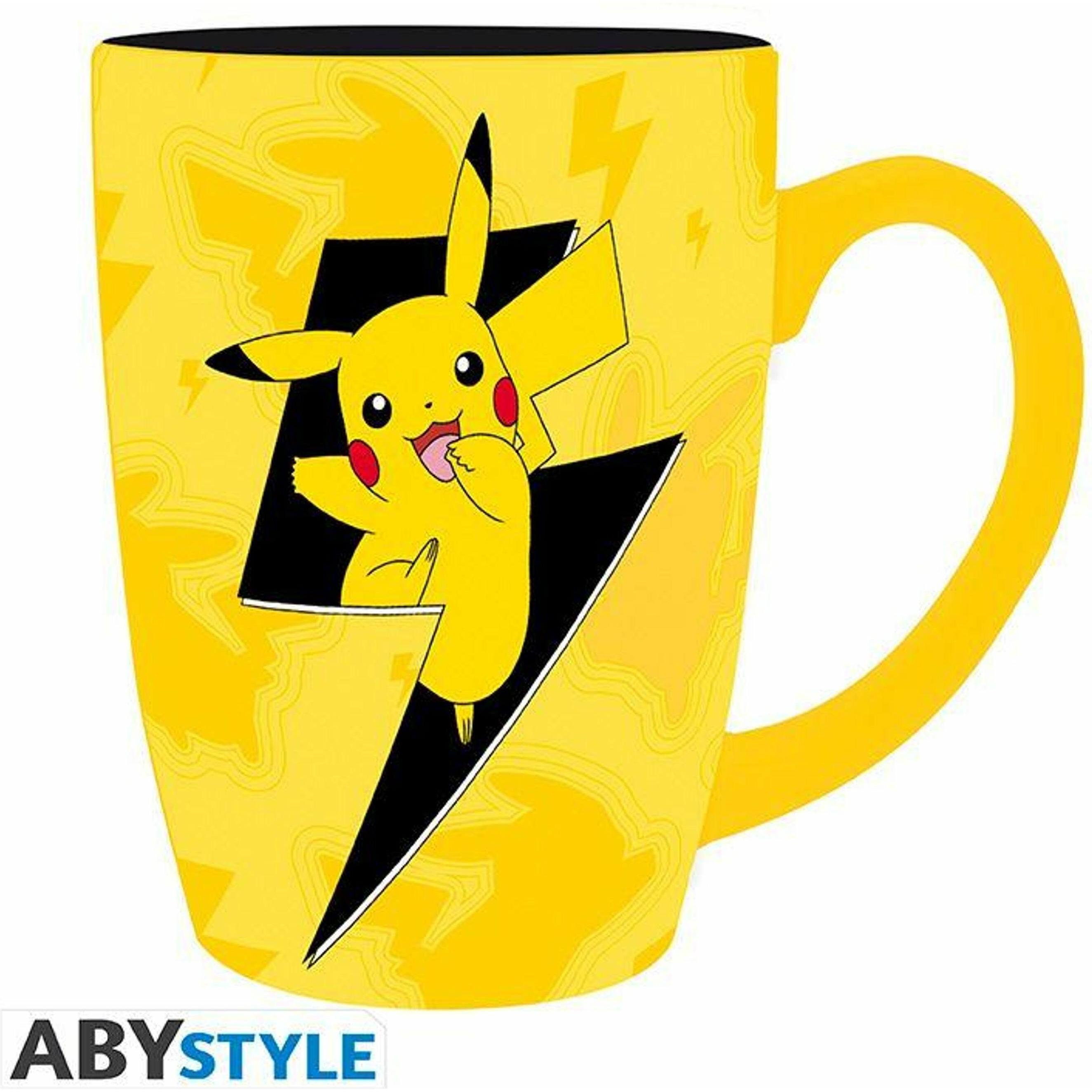 Abystyle Nero/Giallo Pokemon - Pikachu, Tazze,