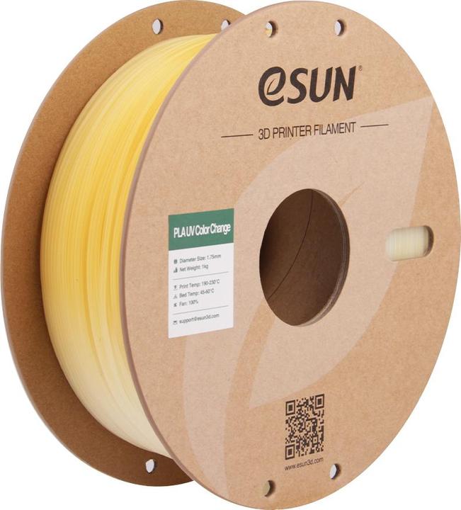 Actual product image eSUN PLA UV 1,75mm YELLOW 1kg (PLA, 1000 g)