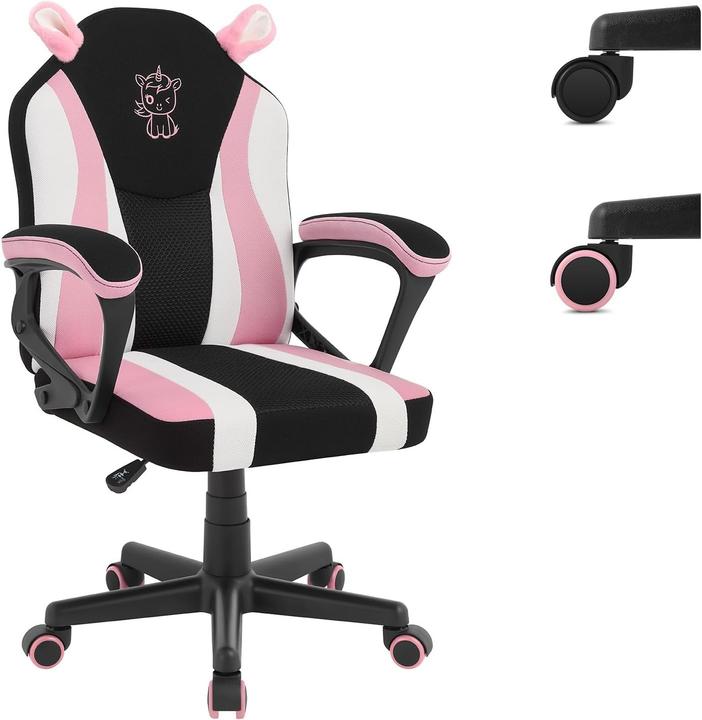 Image du produit Milkii Woltu Kinderbürostuhl / Kinderschreibtischstuhl, Einhorn (38 - 45.50 cm)