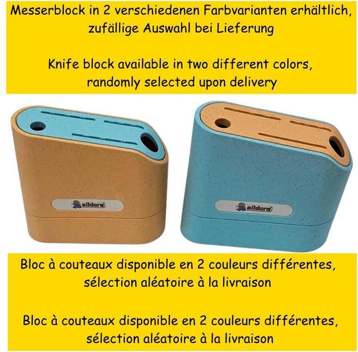 Produktbild Alldoro Messerblock für die Kinderküche, 7-teilig, eco-friendly
