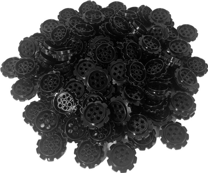 Actual product image LEGO Technik Sprocket Black - Chain Black 57519 NEW! Lot 50x (57519, LEGO Accessories)