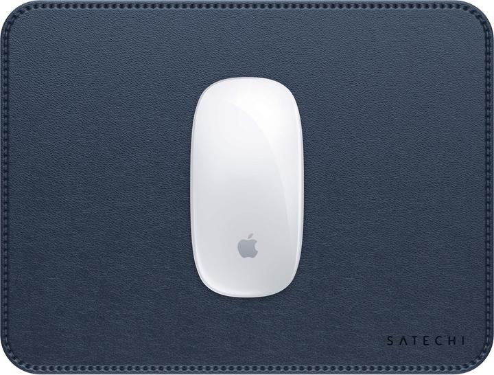 Actual product image Satechi Vegan-Leather Premium Mouse Pad Blue