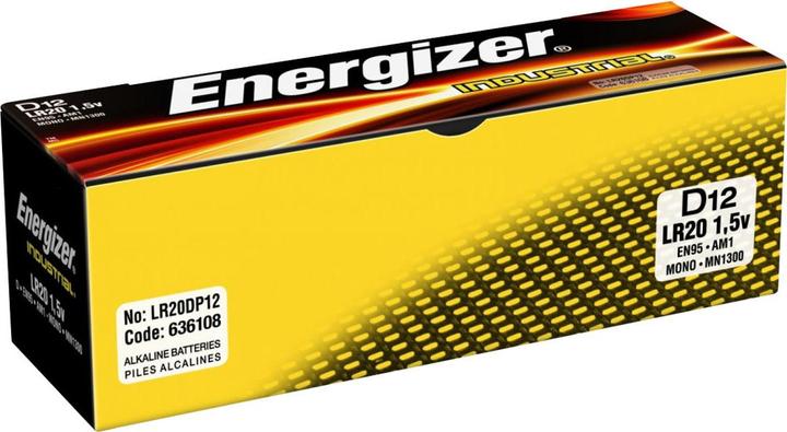 Energizer Industrial D 1.5V (12 Stk., D)