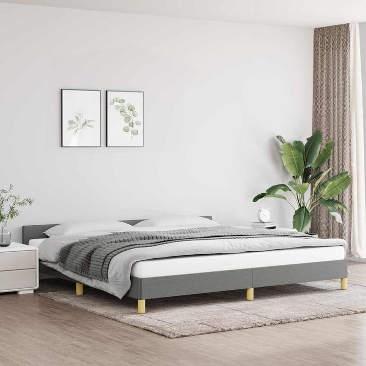 Produktbild vidaXL Bettgestell mit Kopfteil (200 x 200 cm)