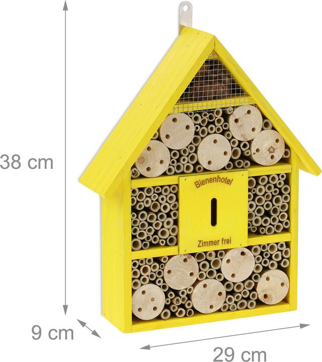Actual product image Relaxdays Bee hotel (Bee, Wild bees)