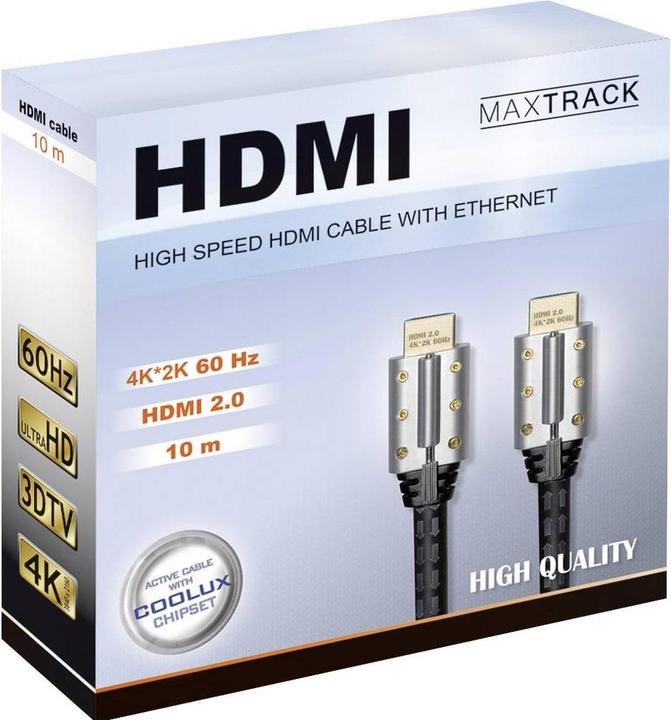 Produktbild Maxtrack HDMI (Typ A) — HDMI (Typ A) (10 m, HDMI, 2.0)
