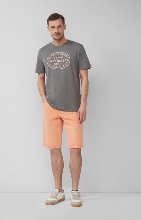 Actual product image S.Oliver T-Shirt T-Shirt mit Crew Neck und Frontprint (M)