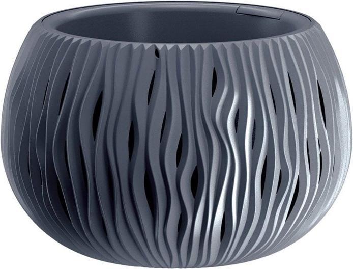 Prosperplast Bloempot Zandschaal DSK370, Ø 37 cm, grijs (37 x 21 cm)