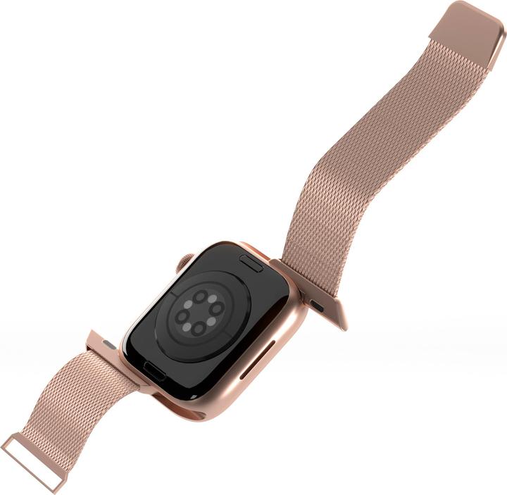 Immagine prodotto Puro Fascia magnetica milanese - Pasek ze stali nierdzewnej do Apple Watch 38/40/41 mm (różowe złoto) (38 mm, 40 mm, 41 mm, Acciaio inossidabile, Apple Watch Series 1, Apple Watch Series 2, Apple Watch Series 3, Apple Watch Serie 4, Apple Watch Serie 5, Apple Watch Serie 6, Apple Watch Series 7, Apple Watch Series 8, Apple Watch Series 9, Apple Watch SE)