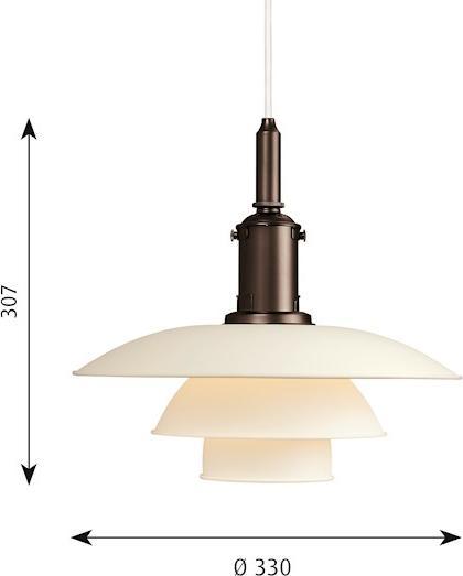 Image du produit Louis Poulsen PH 3 ½ lampe suspendue (E27, 478 lm)