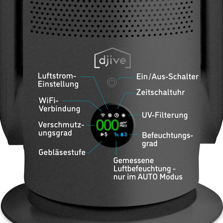 Actual product image Djive ARC Humidifier (25 m²)