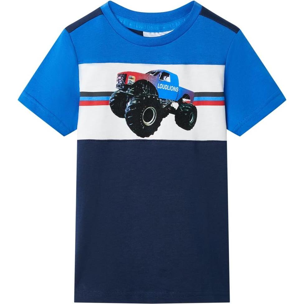VidaXL, Jungen, Shirt, Janik, Blau, (116)