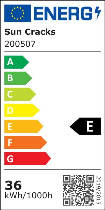 Energy Label Sun Cracks 200507 LED panel light