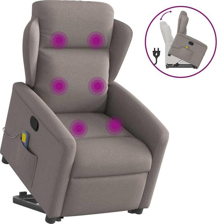 Image du produit vidaXL Massagesessel mit Aufstehhilfe