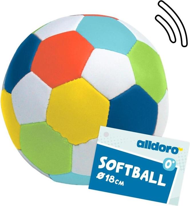 Produktbild Alldoro Softball Grösse 3, Ø 18 cm, bunt