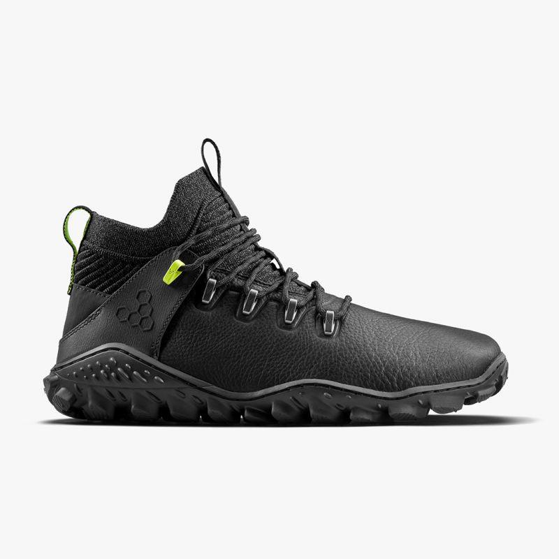 No Name, Donne, Scarpe da escursionismo, Buty turystyczne damskie Vivobarefoot Magna Forest ESC - obsidian lime (36), Nero