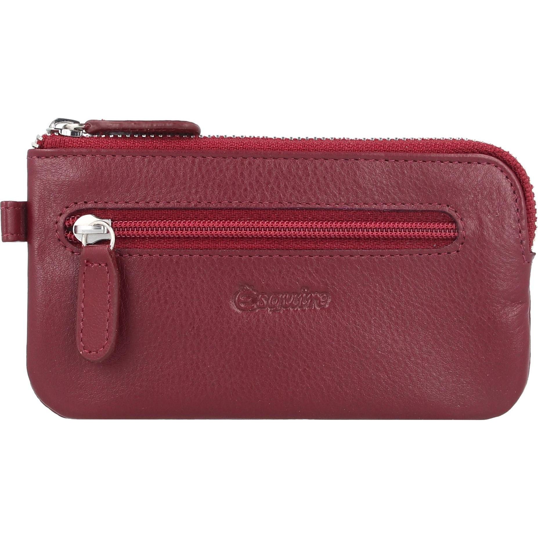 Esquire, Portemonnaie, Viktoria Schlüsseletui Leder 12 cm, Rot